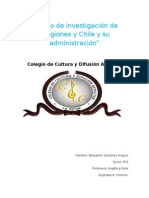 Trabajo de Investigación de Regiones de Chile