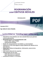 Programacion Dispositivos Moviles - Clase 01