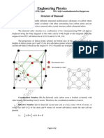 Engineering Physics: Structure of Diamond