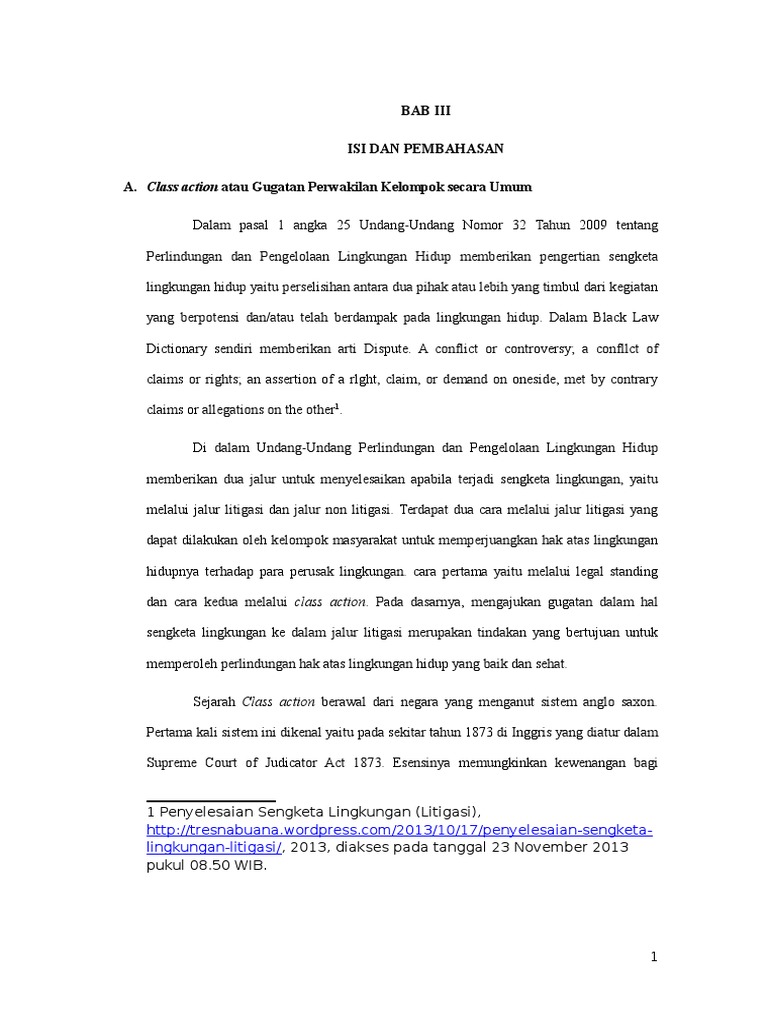 Gugatan Class Action