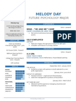 Melody Day: Future Psychology Major