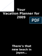 Your Vacation Planner For 2009