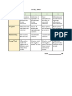 Gradingrubric