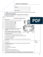 Sesiones de Aprendizaje