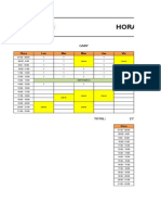 Horarios Practicantes: Hora Lun Mar Mier Jue Vie