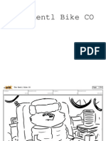 Harvey Beaks "The Rentl Bike" Storyboard Section