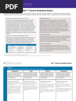 Teacher Rubric