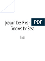 Josquin Des Pres - Muted Grooves For Bass