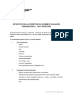Instructivo para La Confección Del Informe de Evaluación Fonoaudiológica Práctica Integral
