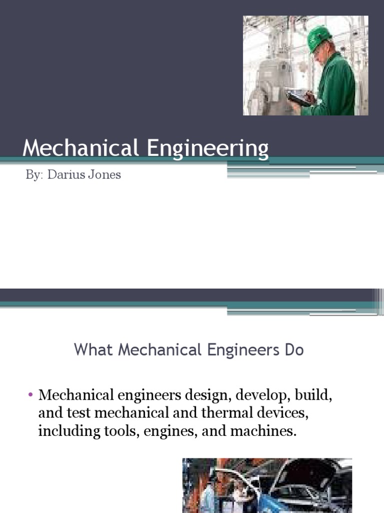Mechanical Engineering Career Guide | PDF | Engineer | Mechanical ...