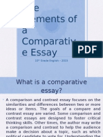 Comparative Essay Structure