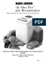 Black and Decker All in One Breadmachine Manual
