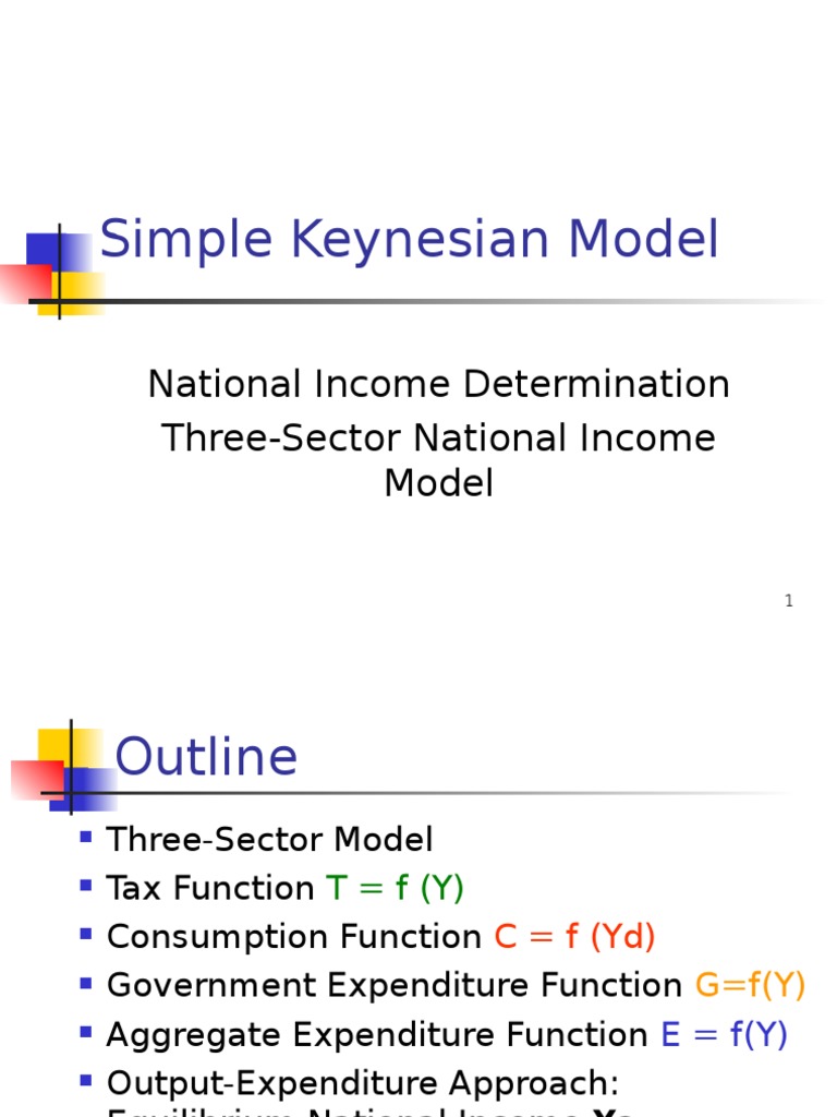 Keynesian Three-Sector Model Analysis | PDF | Fiscal Multiplier ...