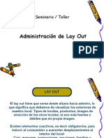 Lay Out Administración Retail