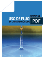 Norma de Uso de Fluoruros en La Prevención Odontológica 2008