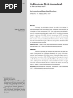Codificação do Direito Internacional