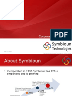 Symbioun Tech Corp Presentation