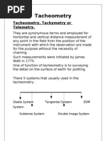 Tacheometry