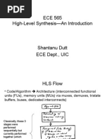 ECE 565 High-Level Synthesis-An Introduction