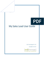 My Sales Lead User Guide: In2IT Technologies Pvt. LTD