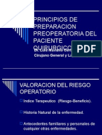 PRINCIPIOS DE PREPARACION PREOPERATORIA DEL PACIENTE QUIRURGICO.ppt