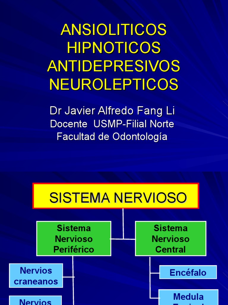 Ansioliticos Hipnoticos Antidepresivos Neurolepticos 2015 i