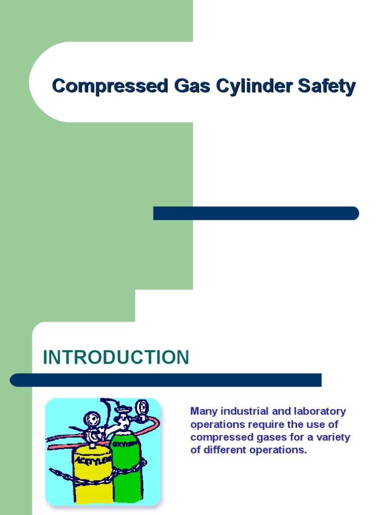 Compressed Gas Cylinder Safety Guide | PDF | Valve | Gases