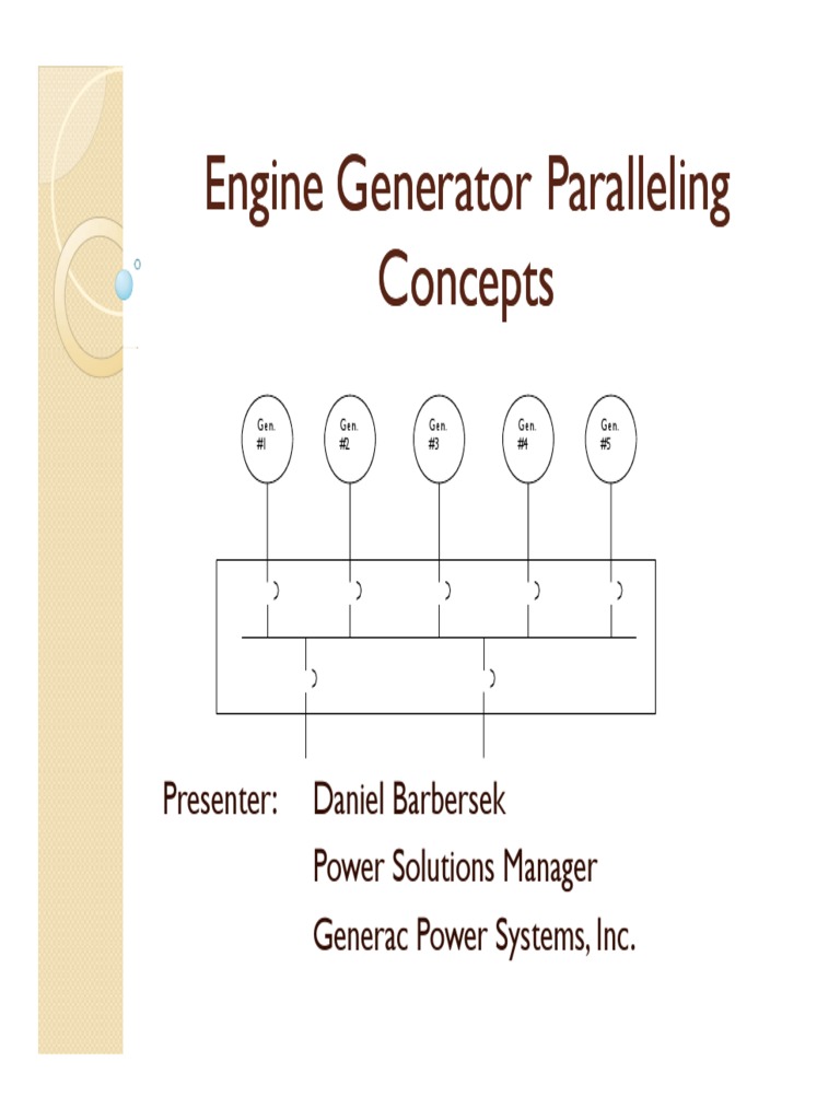 Generator Paralleling Techniques Explained | PDF | Computers ...