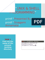 Unix & Shell Programming