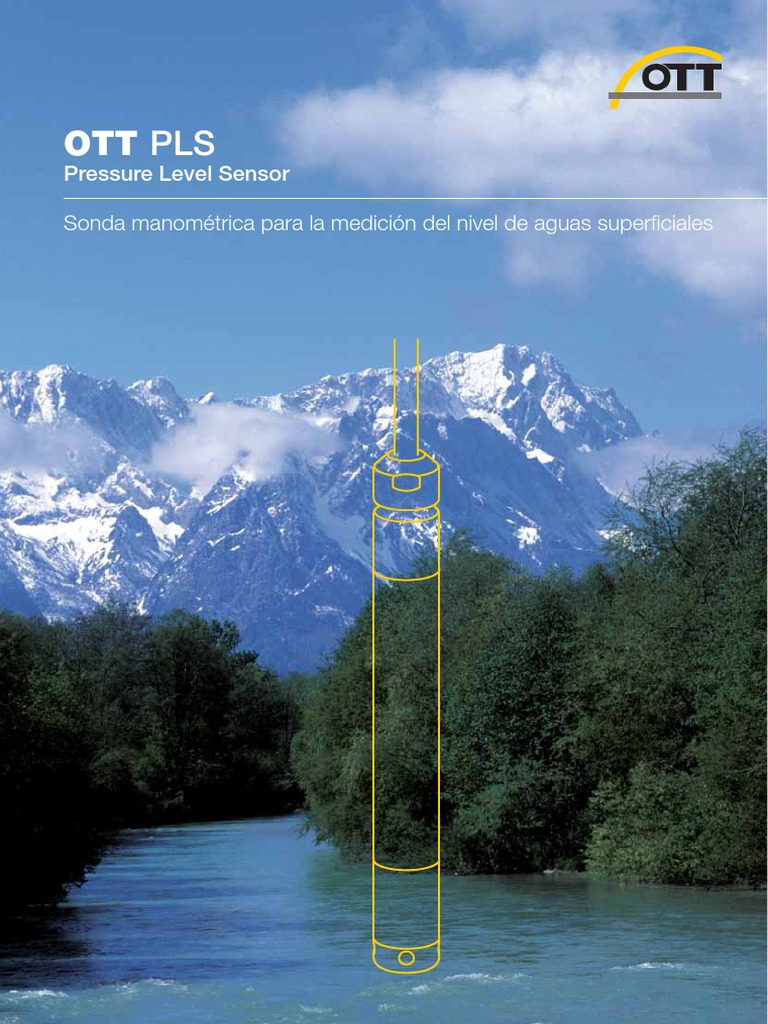 OTT PLS (Sensor de Nivel Por Presion) PDF Presión Agua