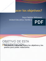 Como Se Elaboran Los Objetivos