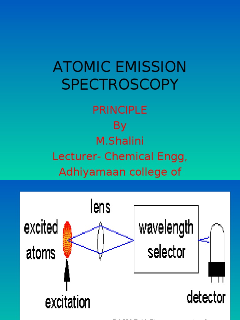 Atomic Emission Spectros