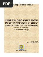Download Hebrew Organization for Self Defence in Palestine Yishuv - Moments of Zionism IV by Mesaros Anghel Vasile SN26191038 doc pdf