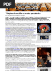 Telephonie Mobile Et Vraies Pandemies 04-01-2010
