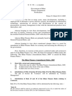 Bihar Finance Rules 2005