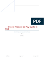 Oracle Procure To Pay Cycle in R12