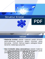 Pertemuan II Struktur Kristal