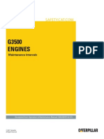 G3500 Engines-Maintenance Intervals