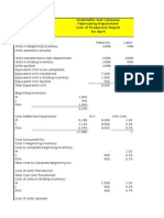 P7-6 Hadenville Tool Campany Fabricating Department Cost of Production Report For April