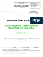 Pte-mu-08-Confectionare, Reparatii Si Intretinere Mobilier Urban