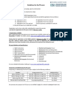 Guidelines PE Exam APRIL 2013