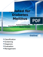 Updated For Diabetes Mellitus: Krairat Komdee, MD. Department of Internal Medicine Phayao Hospital