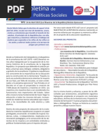 La Boletina de Políticas Sociales Nº 3 - Las Maestras de La República