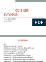 Elektron Işın Kaynağı (EBW)