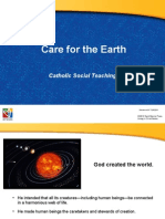 Care For The Earth: Catholic Social Teaching