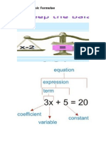 Chapter 7: Algebraic Formulae