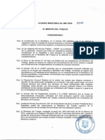 Acuerdo Ministerial 0040-1 Sueldos Nivel Jerarquico Superior