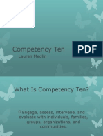 Competency Ten