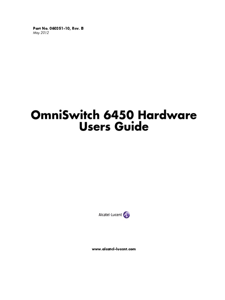 OS6450 AOS 6.6.3 R01 Hardware Guide PDF Command Line Interface