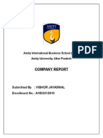 Company Report Vibhor